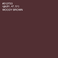 #512F33 - Woody Brown Color Image